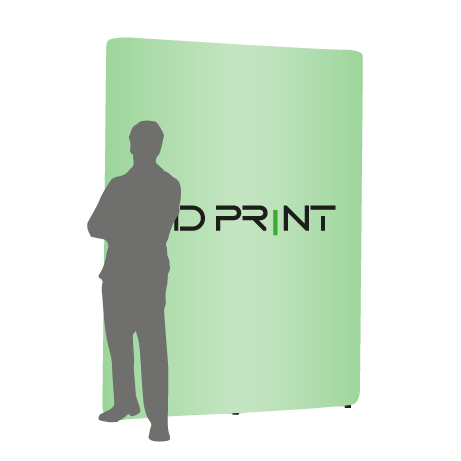 Pop-Up Faltwand | 2 x 3 Felder gerade | einseitig bedruckt