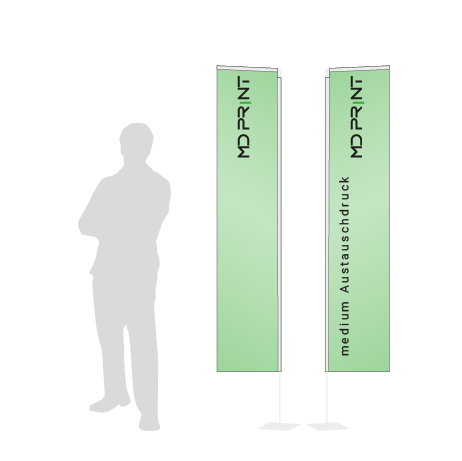 Beachflag Rechteck