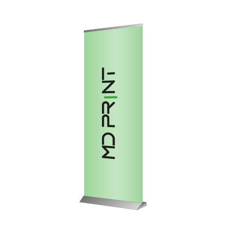 Roll-Up Deluxe | B 85 cm x H 153 - 200 cm | einseitig bedruckt