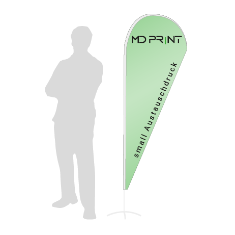 Beachflag Drop Austauschdruck | Small (210 cm) | einseitig bedruckt