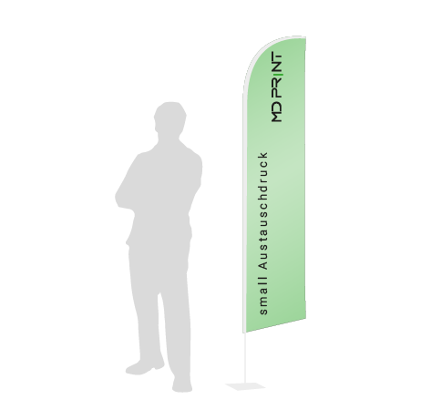 Beachflag Wind Austauschdruck | Small (260 cm) | einseitig bedruckt